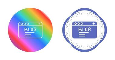 blog vector icoon