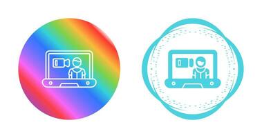 interview vector pictogram