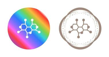 molecuul structuur vector icoon