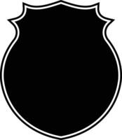 Politie insigne vorm vector