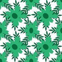 volksbloemen kunstpatroon bloemen abstract oppervlakteontwerp naadloos patroon vector