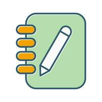 notebook vector pictogram