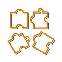 puzzel vector pictogram