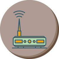 Wifi router vector icoon