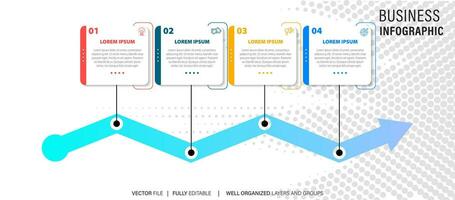 presentatie bedrijf infographic sjabloon vector. vector