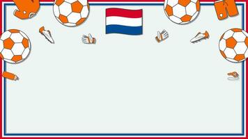 Amerikaans voetbal achtergrond ontwerp sjabloon. Amerikaans voetbal tekenfilm vector illustratie. wedstrijd in Nederland