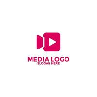 Speel media knop symbool logo icoon vector