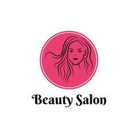 schoonheid salon logo ontwerp creatief idee vector