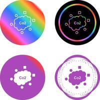 koolstofdioxide vector icoon