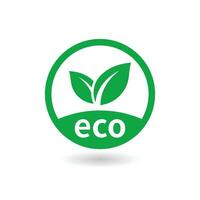 eco vriendelijk pictogrammen. ecologisch voedsel postzegels. eco voedsel etiketten. vector