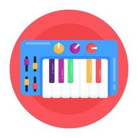 piano muziekinstrument vector