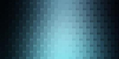 lichtblauwe vectorachtergrond met rechthoeken. kleurrijke illustratie met gradiëntrechthoeken en vierkanten. patroon voor websites, bestemmingspagina's. vector