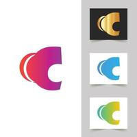 c brief logo professioneel abstract ontwerp vector
