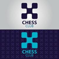 schaakclub logo vector