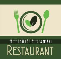 restaurant vegetarisch concept vector