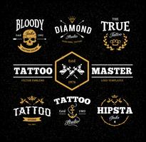 Tattoo Studio-emblemen vector