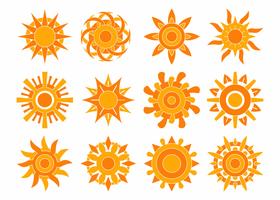 zon verzameling vector