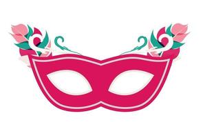 maskerade carnaval masker pictogram vectorillustratie vector