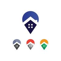 gebouw huis logo, huis logo, architectuur, pictogram, woonplaats en stad, stad, ontwerp en raam, landgoed, bedrijfslogo, vector huis