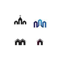 onroerend goed en huis gebouwen logo pictogrammen sjabloon vector