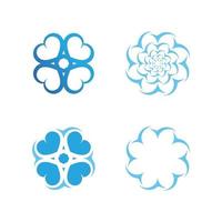 water en golf pictogram vector logo voor strand en oceaan design business abstract