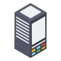 data server rack vector