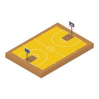 basketbal doelveld vector