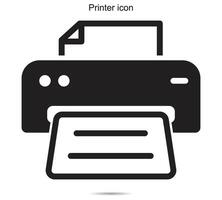 printer icoon, vector illustratie.