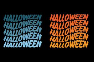 halloween typografie t-shirtontwerp vector
