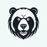 beer logo vector boos woest dapper eng beest wild uitbundig grizzly natuur Woud