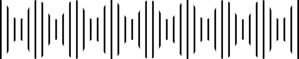 geluid Golf geluidsgolf lijn golfvorm spectrum, geluid equalizer stem muziek- trillingen vector