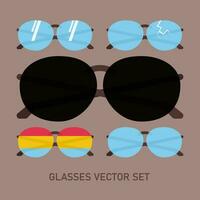 bril vector reeks verzameling