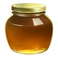 honing pot geïsoleerd gedetailleerd hand- getrokken schilderij illustratie vector