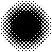 Gedetailleerde vectorhalftone voor achtergronden en ontwerpen vector