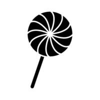 lolly icoon vector. snoep illustratie teken. snoepgoed symbool of logo. vector