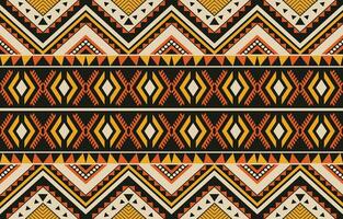 etnisch abstract ikat kunst. aztec ornament afdrukken. meetkundig etnisch patroon naadloos kleur oosters. ontwerp voor achtergrond ,gordijn, tapijt, behang, kleding, inpakken, batik, vector illustratie.