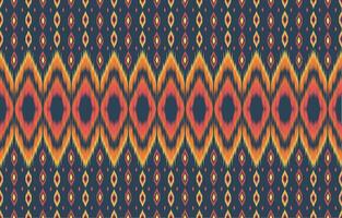 etnisch abstract ikat kunst. aztec ornament afdrukken. meetkundig etnisch patroon naadloos kleur oosters. ontwerp voor achtergrond ,gordijn, tapijt, behang, kleding, inpakken, batik, vector illustratie.