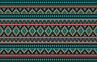 etnisch abstract ikat kunst. aztec ornament afdrukken. meetkundig etnisch patroon naadloos kleur oosters. ontwerp voor achtergrond ,gordijn, tapijt, behang, kleding, inpakken, batik, vector illustratie.