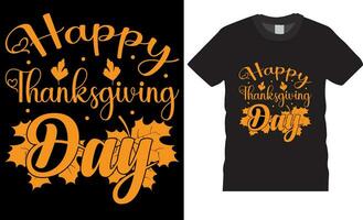 gelukkig dankzegging dag - modieus dankzegging t-shirt ontwerp vector