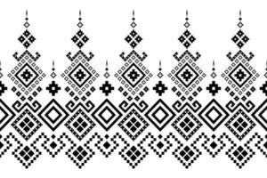 natuur jaargangen kruis steek traditioneel etnisch patroon paisley bloem ikat achtergrond abstract aztec Afrikaanse Indonesisch Indisch naadloos patroon voor kleding stof afdrukken kleding jurk tapijt gordijnen en sarong vector