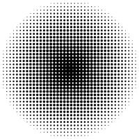 Gedetailleerde vectorhalftone voor achtergronden en ontwerpen vector