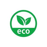 eco vriendelijk pictogrammen. ecologisch voedsel postzegels. eco voedsel etiketten. vector