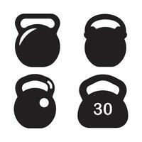 kettlebell icoon vector