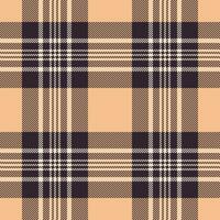 textiel patroon controleren van achtergrond Schotse ruit naadloos met een vector plaid kleding stof textuur.