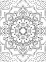 mandala. kinderen kleur Pagina's. mandala kleur Pagina's. volwassenen kleur Pagina's. kleur bladzijde vector