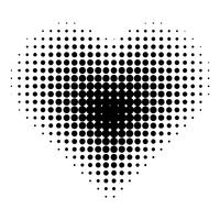 Gedetailleerde vectorhalftone voor achtergronden en ontwerpen vector