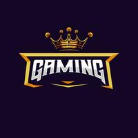 king gaming-logo vector