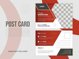 afdrukken klaar zakelijke professioneel bedrijf ansichtkaart ontwerp, zakelijke post kaart sjabloon vector. vector