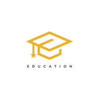 onderwijs logo ontwerp icoon element met modern creatief concept vector