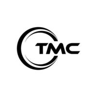 tmc brief logo ontwerp, inspiratie voor een uniek identiteit. modern elegantie en creatief ontwerp. watermerk uw succes met de opvallend deze logo. vector